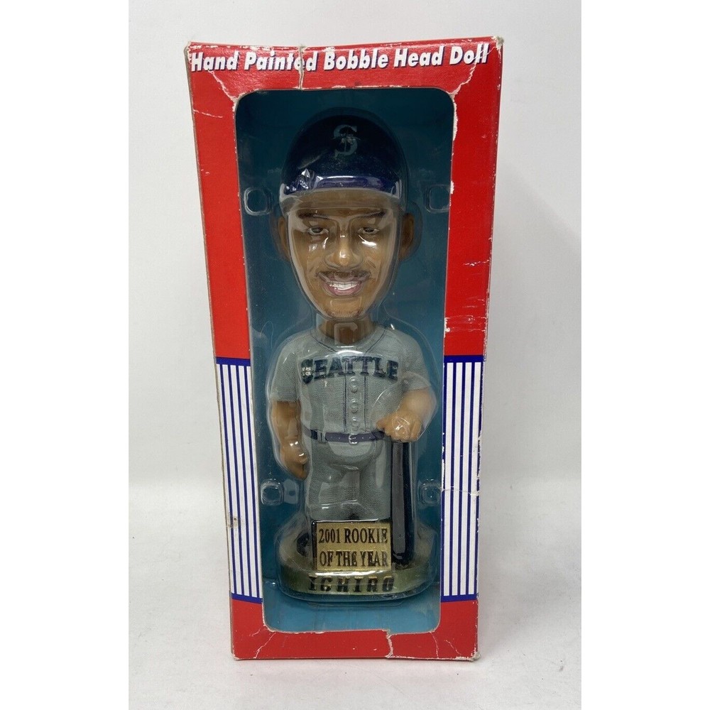 Vintage MLB Seattle Mariners 2001 Rookie of the Year Ichiro Bobblehead